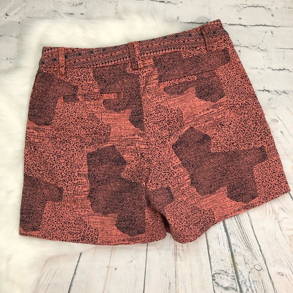 Anthro Cartonnier High Rise Side Button Shorts - Picture 4 of 5